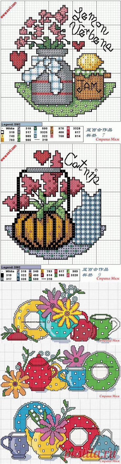 Вышивки крестиком. Все для кухни.: Дневник группы &quot;Клуб рукоделия&quot; - Страна Мам