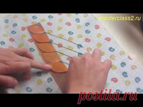 Букет роз из ткани Часть 3. Цветы из ткани мастер класс. Handmade