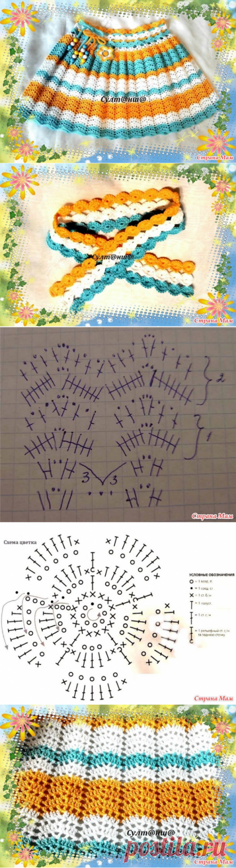 . Юбочка на девочку - Вязание - Страна Мам