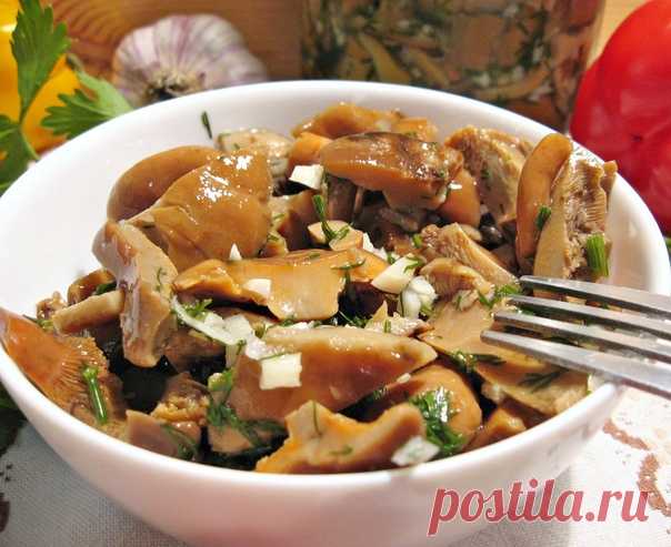 МАРИНОВАННЫЕ РЫЖИКИ, ГРУЗДИ.

Оксана Викулова

Если у Вас грузди, подгруздки: Грибы очистить, промыть и замочить в воде на трое суток, воду менять 2 раза в день. Потом отварить и замариновать.

Если у Вас рыжики: Очищенные и промытые грибы отварить в воде 20 минут. Затем воду слить, грибы промыть и выложить в дуршлаг.

Маринад:
На 1 л. воды
Соль - 5 ч. лож.
Сахар -3 ч. лож.
Уксус 9%- 2 ч. лож.
Черный молотый перец по вкусу

Отварные грибы поместить в маринад, отварить 10 м...