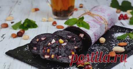 Мармеладно-ореховый рулет из черной смородины - Со Вкусом