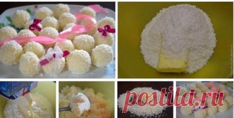 "Рафаэлло" с орешками кешью

Для приготовления «Рафаэлло» с орешками кешью необходимы такие продукты:
— 1 б сгущенного молока
— 240 г кокосовой стружки (6 пакетиков по 40г)
Показать полностью…