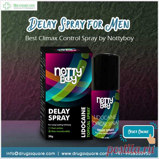 Drugssquare — доступная онлайн-аптека, которая понимает потребности молодых людей, такие как средства личной гигиены и добавки. Drugssquare добавила в свой каталог продукт под названием «Best Delay Spray for Men by Nottyboy», который снижает чувствительность при нанесении, содержит «лидокаин» и дает вам больше времени, чтобы дольше оставаться в постели.