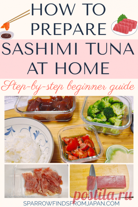 How to Prepare Sashimi Tuna at Home (Step-by-Step) - Sparrow finds from Japan