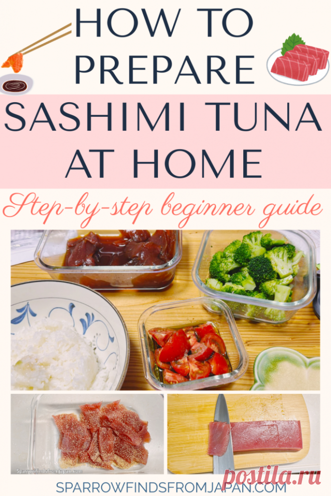 How to Prepare Sashimi Tuna at Home (Step-by-Step) - Sparrow finds from Japan