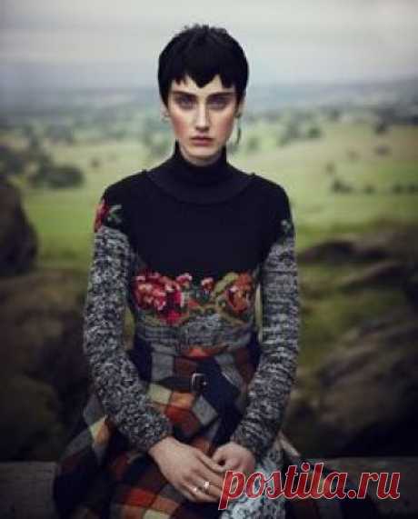 Christina Carey por Dima Hohlov para Io Donna Outubro 2014 [Editorial]