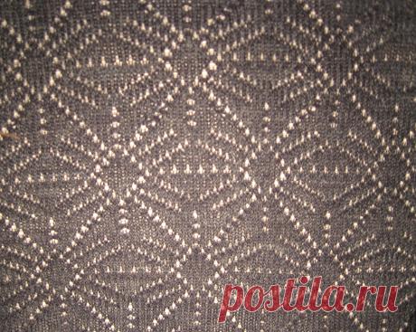 Вяжем ложный ажур (панчлейс, punch lace, ажур без деккеровки) на Silver Reed / Вязание