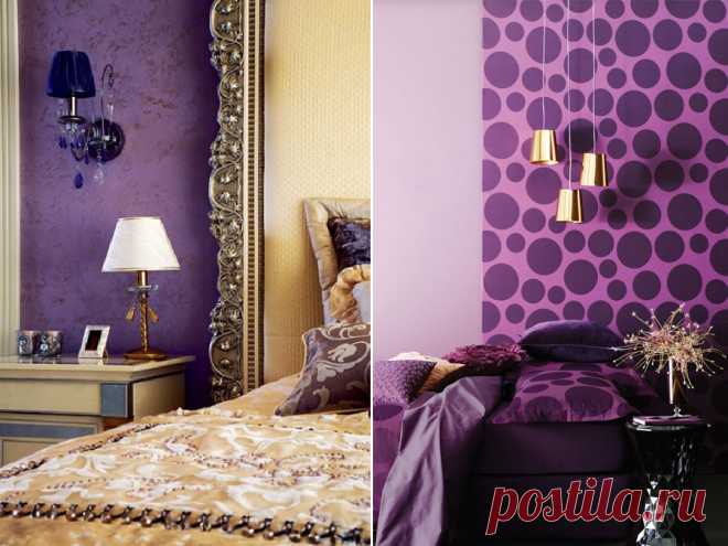 Фиолетовый цвет в интерьере (сочетание, фото, примеры работ) - Арт Проект г. Москва