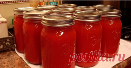 Теперь томатный сок делаю только так, без соковыжималки