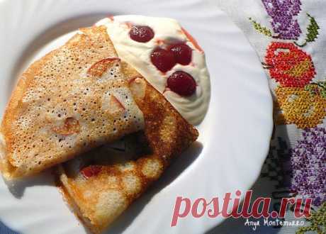 МАМИНЫ БЛИНЫ С ЯБЛОЧНЫМ ПРИПЕКОМ - Вкусно готовить, есть и жить! — ЖЖ