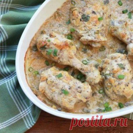 Курица в грибном соусе