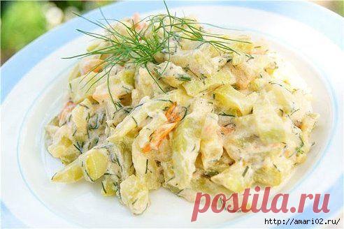 Рецепт кабачков в сметане.