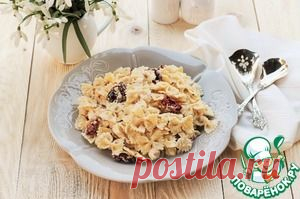 Сливочная паста с курицей и вялеными томатами - кулинарный рецепт