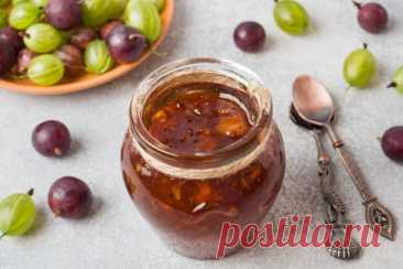 Варенье из крыжовника с апельсином и грецкими орехами — Сад Заготовка