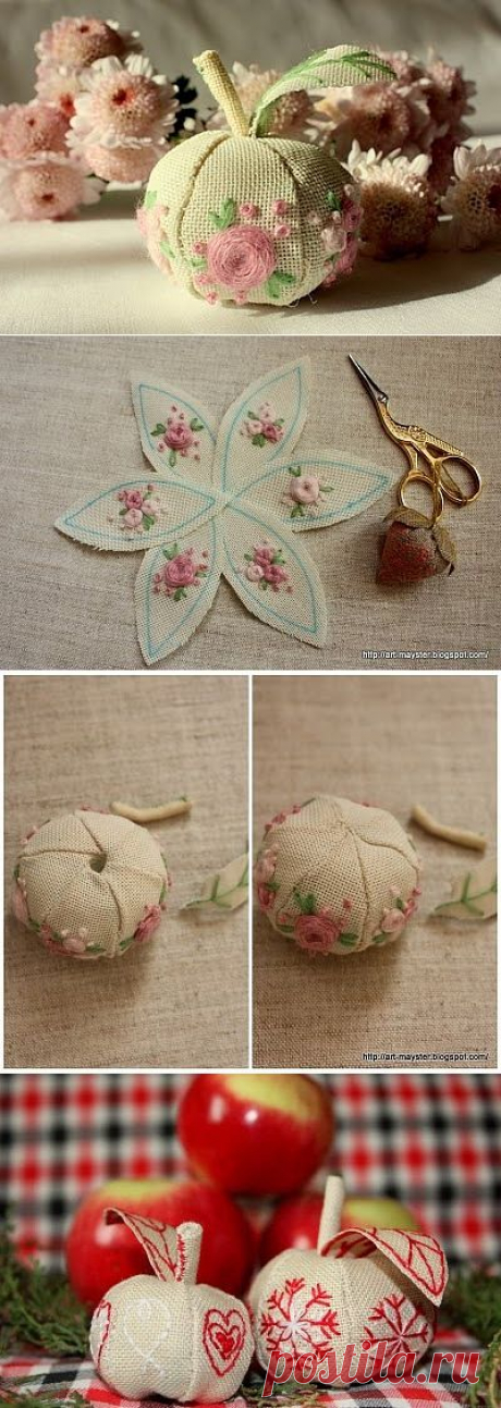 Игольница-яблоко.