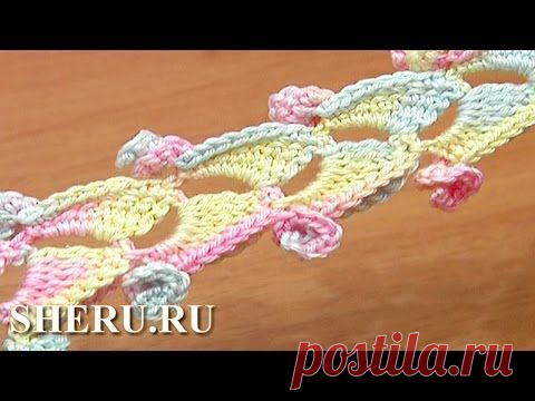 Необычный шнур крючком, урок 46