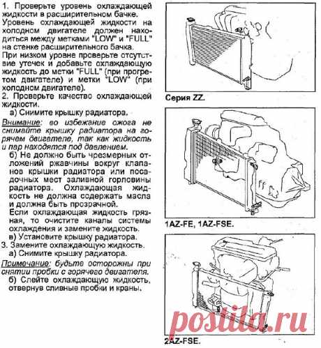 Инструкция по замене охлаждающей жидкости (антифриза) на Авенсисе. Замена ОЖ Toyota Avensis T250 своими руками