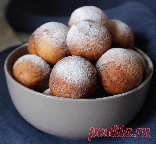 Творожные пончики.