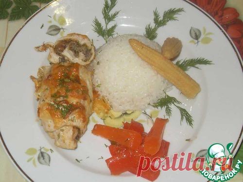 Куриные рулетики с грибной икрой – кулинарный рецепт