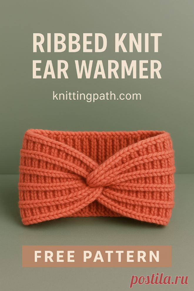 Ribbed Knit Ear Warmer