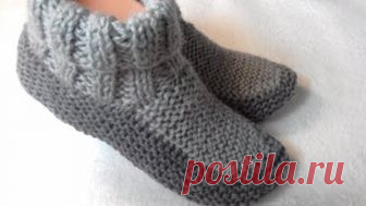 СЛЕДКИ- НОСКИ НА 2 СПИЦАХ.САМЫЕ ПРОСТЫЕ И ЛЕГКИЕ. МК.