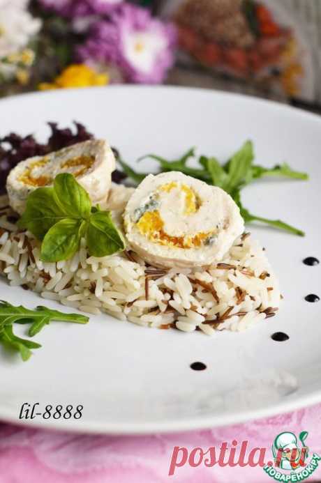 Куриные рулеты с мандаринами и сыром - кулинарный рецепт