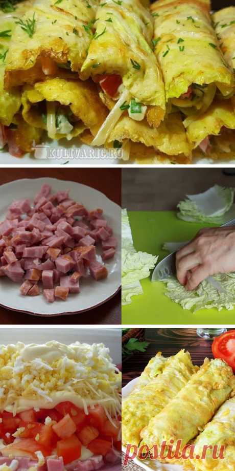 Мясные рулетики из пекинской капусты ⋆ Кулинарная страничка