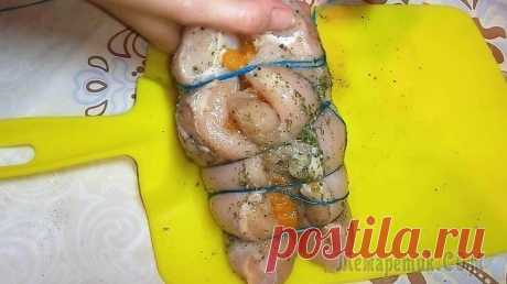 Вкусная куриная грудка с мандаринами на праздничный стол!
