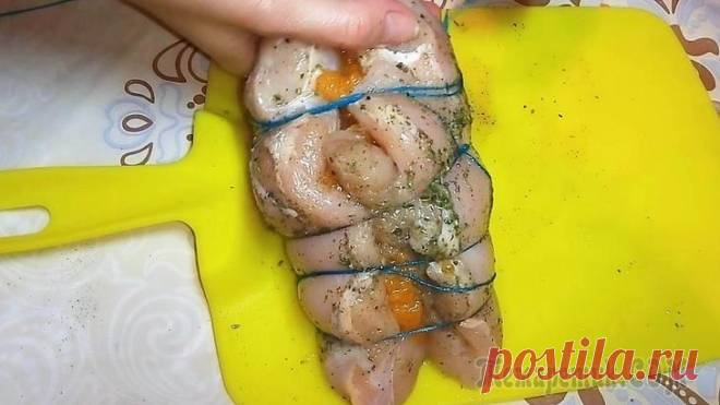 Вкусная куриная грудка с мандаринами на праздничный стол!