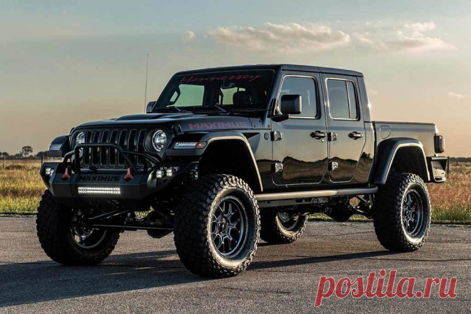 Jeep Gladiator Maximus со 1000-сильным мотором от ателье Hennessey - цена, фото, технические характеристики, авто новинки 2018-2019 года