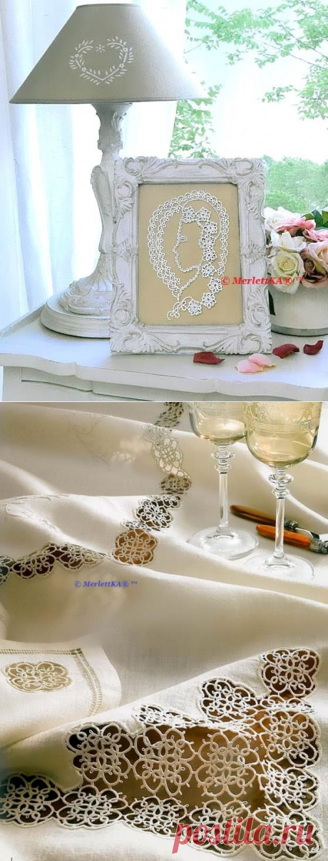 Фриволите - винтажное кружево ручной работы ~ большая подборка (обучение и примеры)