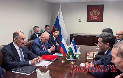 Лавров и глава МИД Узбекистана обсудили борьбу с межэтнической нетерпимостью. Также стороны обменялись мнениями по проблемам глобальной и региональной повесток дня