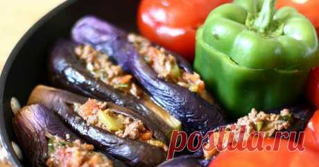 Баклажаны с овощами