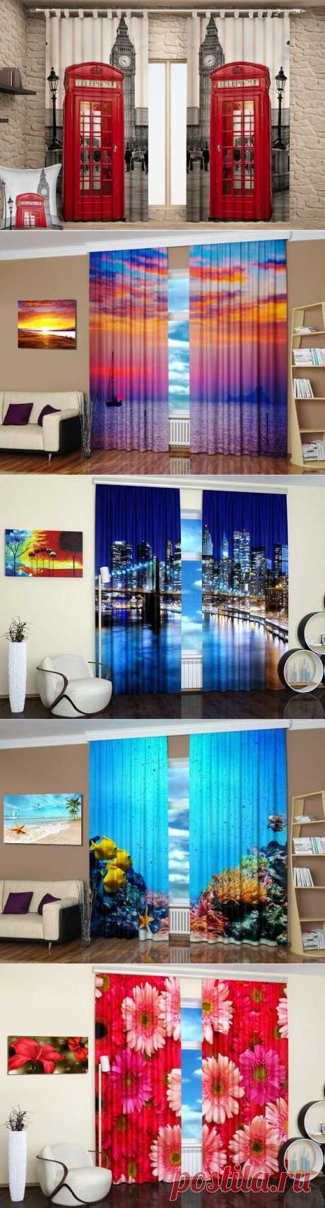 (+1) тема - 3D фотошторы - новинка в области дизайна штор | Роскошь и уют