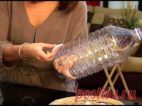 ▶Плафон из бутылки иодноразовых ложек  El Taller de Rosella: Lámpara Minimalista (DIY) - YouTube