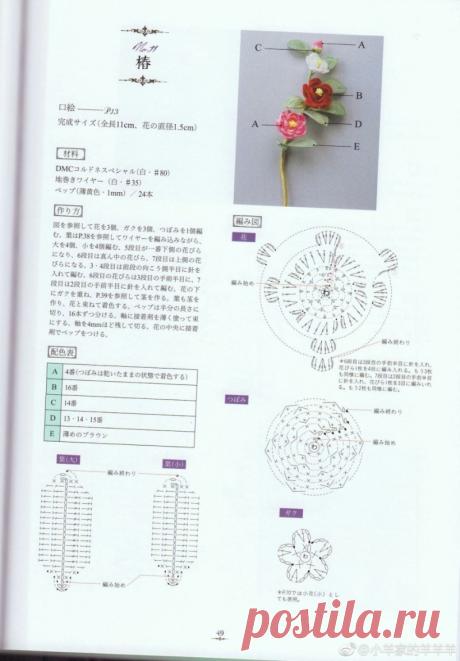 시들지않는 손뜨개 꽃다발 도안s : 네이버 블로그