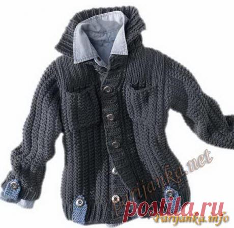 Жакетик (д) 24*68 Phildar №2576