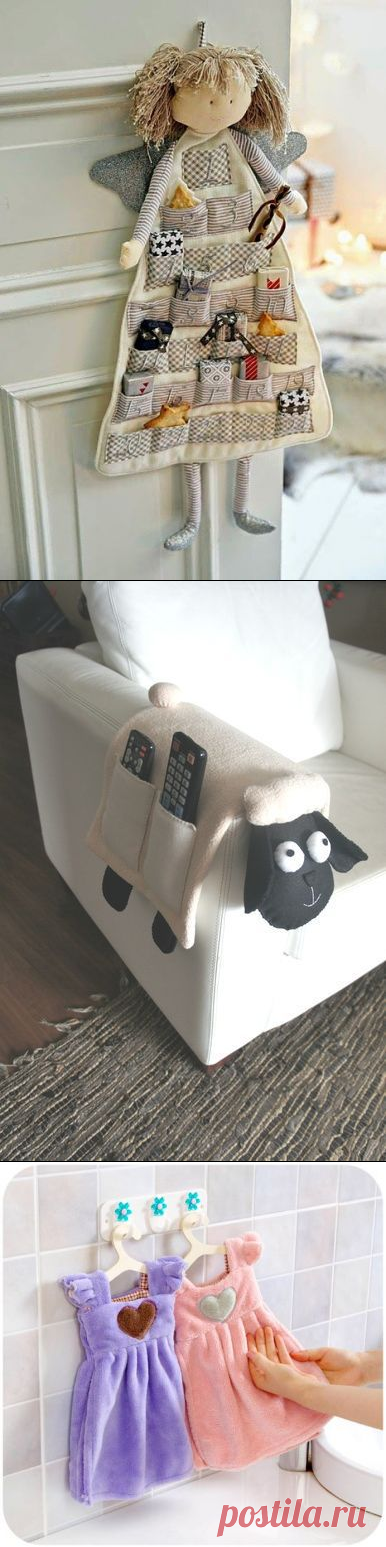 Интересные текстильные полезности для дома — Сделай сам, идеи для творчества - DIY Ideas