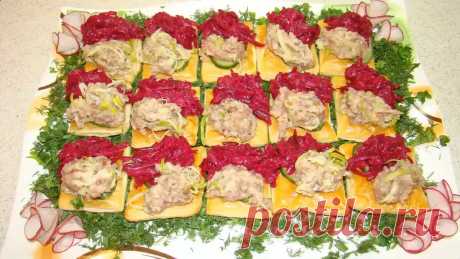 Простые закуски! Закуска из селедки
