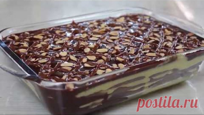 ШИКАРНЫЙ ТОРТ БЕЗ ВЫПЕЧКИ! Роскошный, пропитанный, простой и недорогой