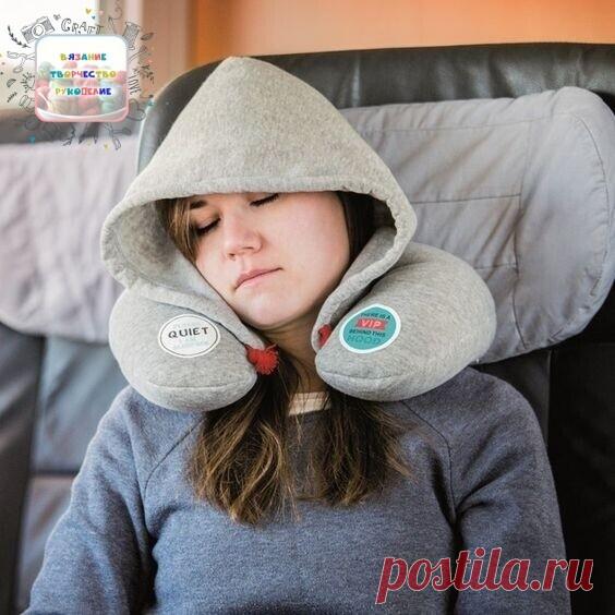 Удобные подушки с капюшоном под шею. | OK.RU