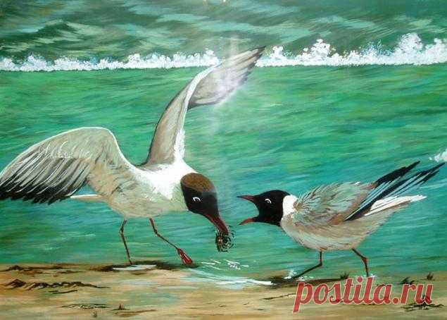 Живопись на стекле. Художник Эльза Колесникова