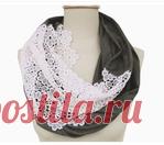 Как сшить шарф из старой футболоки. МК.