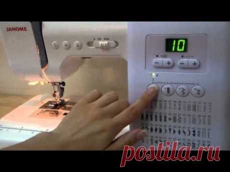 JANOME 6260 QC (QC 2325) видео обзор