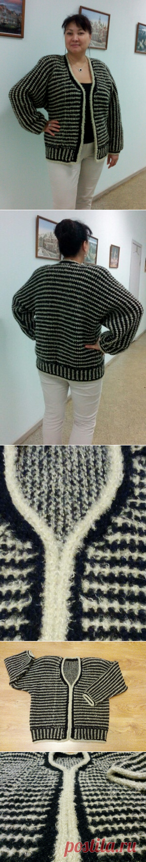 Полупальто-кардиган