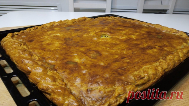 Пирог с мясом.Очень вкусное тесто.Без дрожжей.Готовьте сразу два. РЕЦЕПТ:Тесто:Мука пшеничная высший сорт - 450 гр(+ - 50гр)Кефир любой% - 250 мл.Маргарин или сливочное масло ЗАМОРОЖЕННОЕ - 250 гр.Сода - 5 гр.Соль - по вкус...