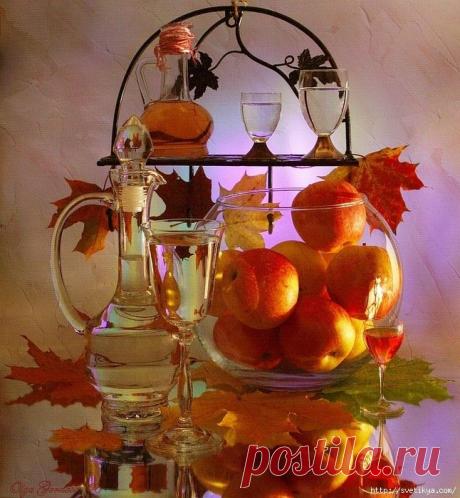 Натюрморты цвета осени.