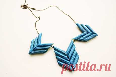 Колье из макарон / Аксессуары (не украшения) / Модный сайт о стильной переделке одежды и интерьера