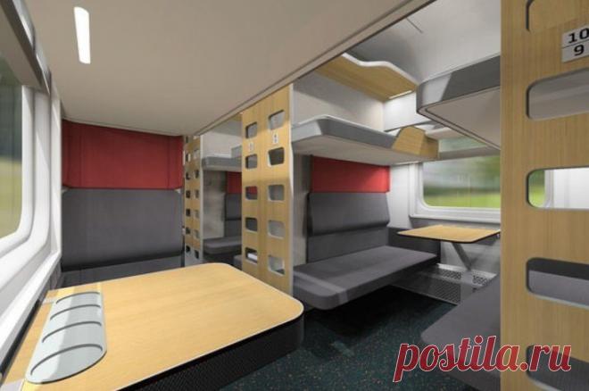 Плацкартные вагоны ближайшего будущего. РЖД показала дизайн-концепцию | События