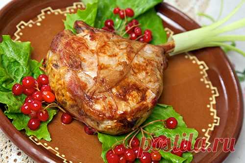 Костица, фаршированная лапшой и потрошками - Блюда из мяса свинины